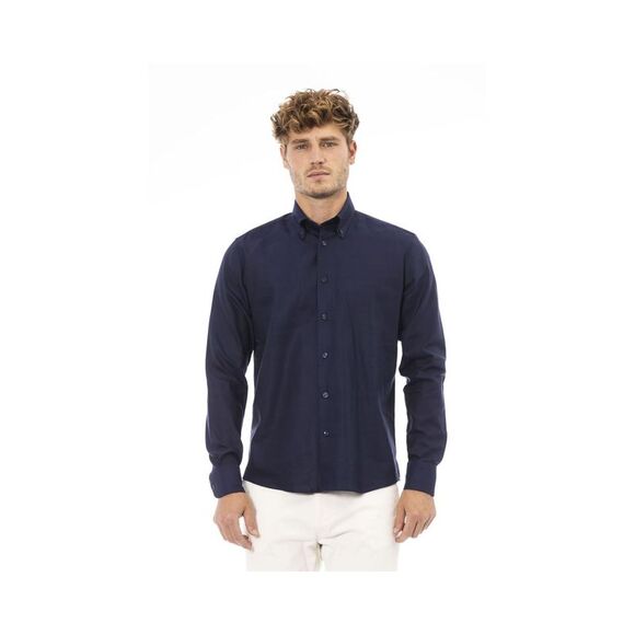 Baldinini Trend Black Cotton Men's Shirt main image 1